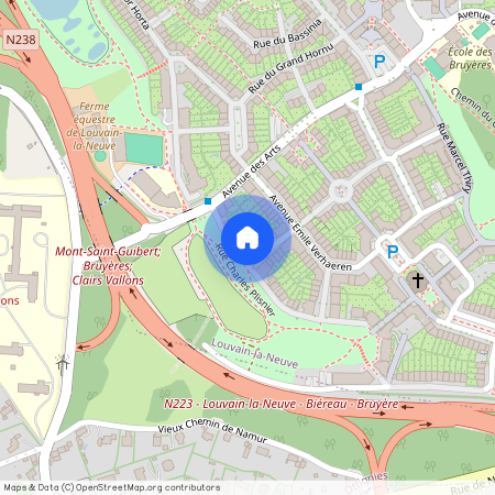 Rue Marie Gevers 14, 1348 Ottignies-Louvain-la-Neuve