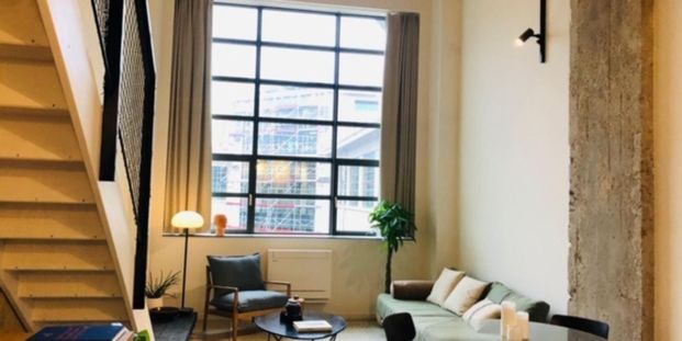 Duplex te huur in Liège voor € 642 met 1 slaapkamer - Photo 1