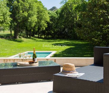 Mas avec vue à louer Saint Rémy de Provence, piscine chauffée, 6 ch... - Photo 5