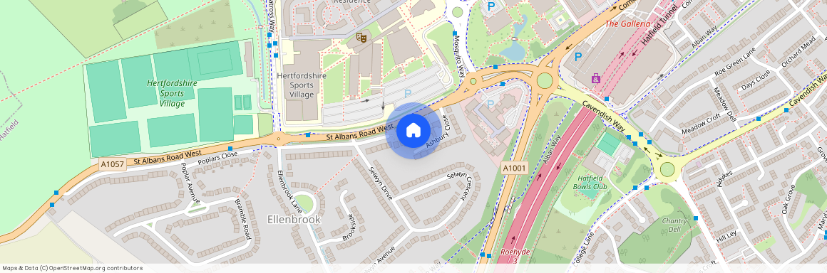 St. Albans Road West, Hatfield AL10