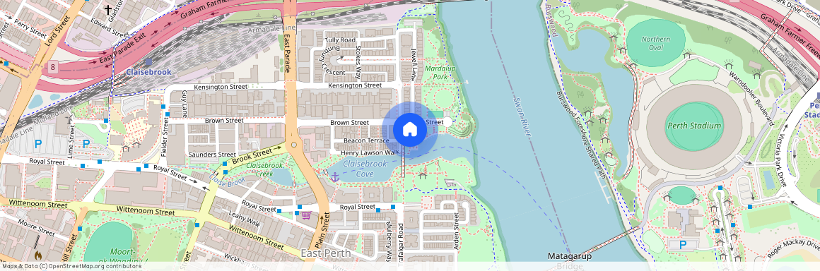 6/1 Henry Lawson Walk, WA 6004, East Perth