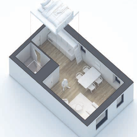 1-værelses studiebolig med hems - Photo 1