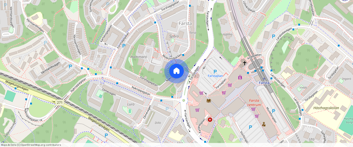 Nykroppagatan **, Farsta