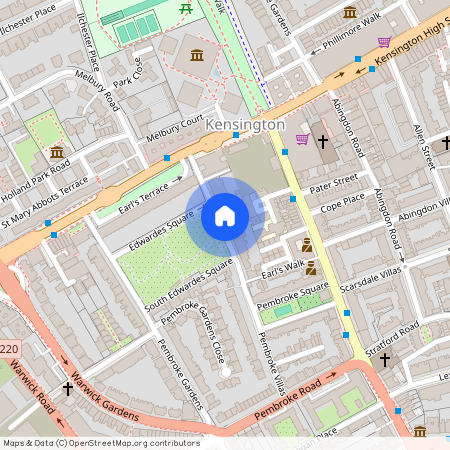 Edwardes Square, Kensington, W8 6HE, London