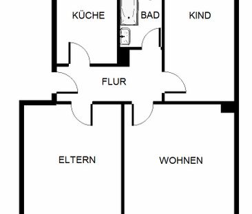 Demnächst frei! 3-Zimmer-Wohnung in Gelsenkirchen Scholven - Photo 1