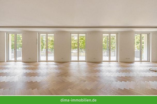 Traumwohnung am Park mit hochwertigen Materialien, Einbauküche, Kamin, großer Terrasse u.v.m. - Photo 1