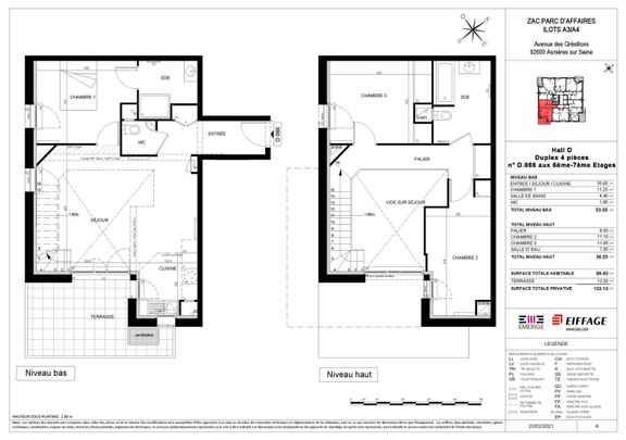 location Appartement T4 DE 89.6m² À ASNIERES - Photo 1
