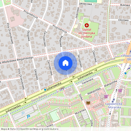 ul. Malwowa, Julianów, Bałuty, Łódź, łódzkie