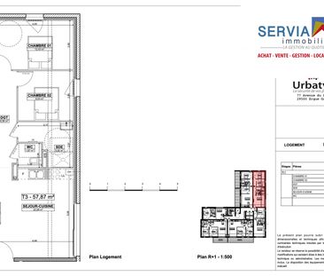 Location Appartement 3 pièces 58m² ERGUE GABERIC 29500 - Photo 5
