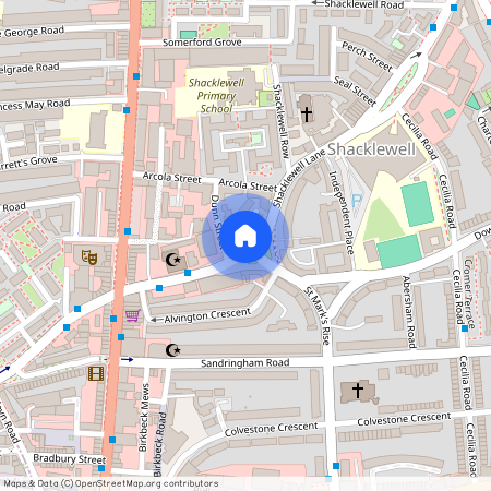 Shacklewell Lane, Dalston, Stoke Newington, London, E8