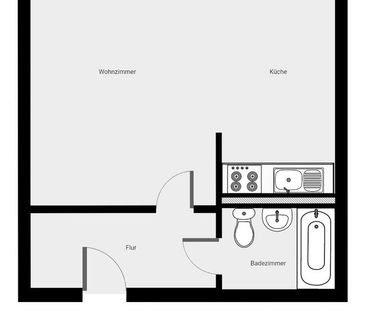 **KLEIN ABER MEIN**frisch renovierte Singlewohnung // ab 16.12.2025... - Foto 1
