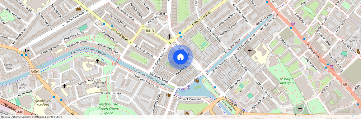 Warwick Avenue, Little Venice, London, W9