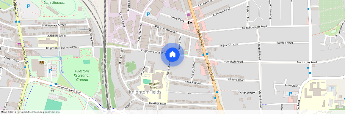 Knighton Fields Road East, Leicester LE2