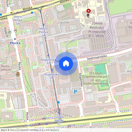 Warszawa, Wola, Wola, Czyste, Giełdowa