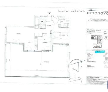 Appartement à louer 3 pièces 66.77m² - Photo 2