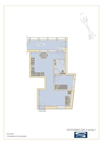 Moderniseret 2 værelses lejlighed i Aalborg centrum - Foto 5