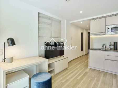 Wunderschönes voll möbliertes 1-Zimmer-Apartment Basic in Stuttgart - ab 6 Monaten Mindestmietdauer - Photo 2