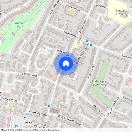 Musley Hill, Ware, Herts, SG12 7NB