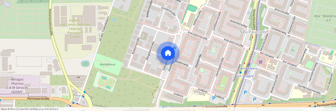 Zwergmispelstraße, 04329, Zwergmispelstraße    Leipzig  Paunsdorf