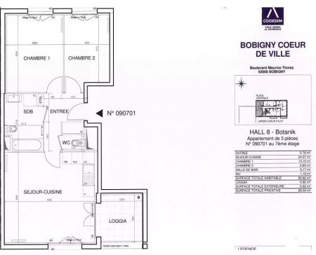 location Appartement T3 DE 60.5m² À BOBIGNY - Photo 5