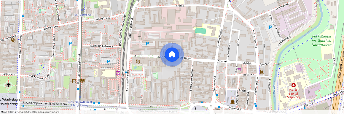 ul. Garibaldiego, Stare Miasto, Częstochowa, śląskie