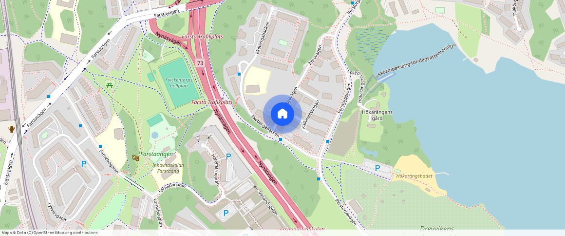 Åbrovägen **, Farsta